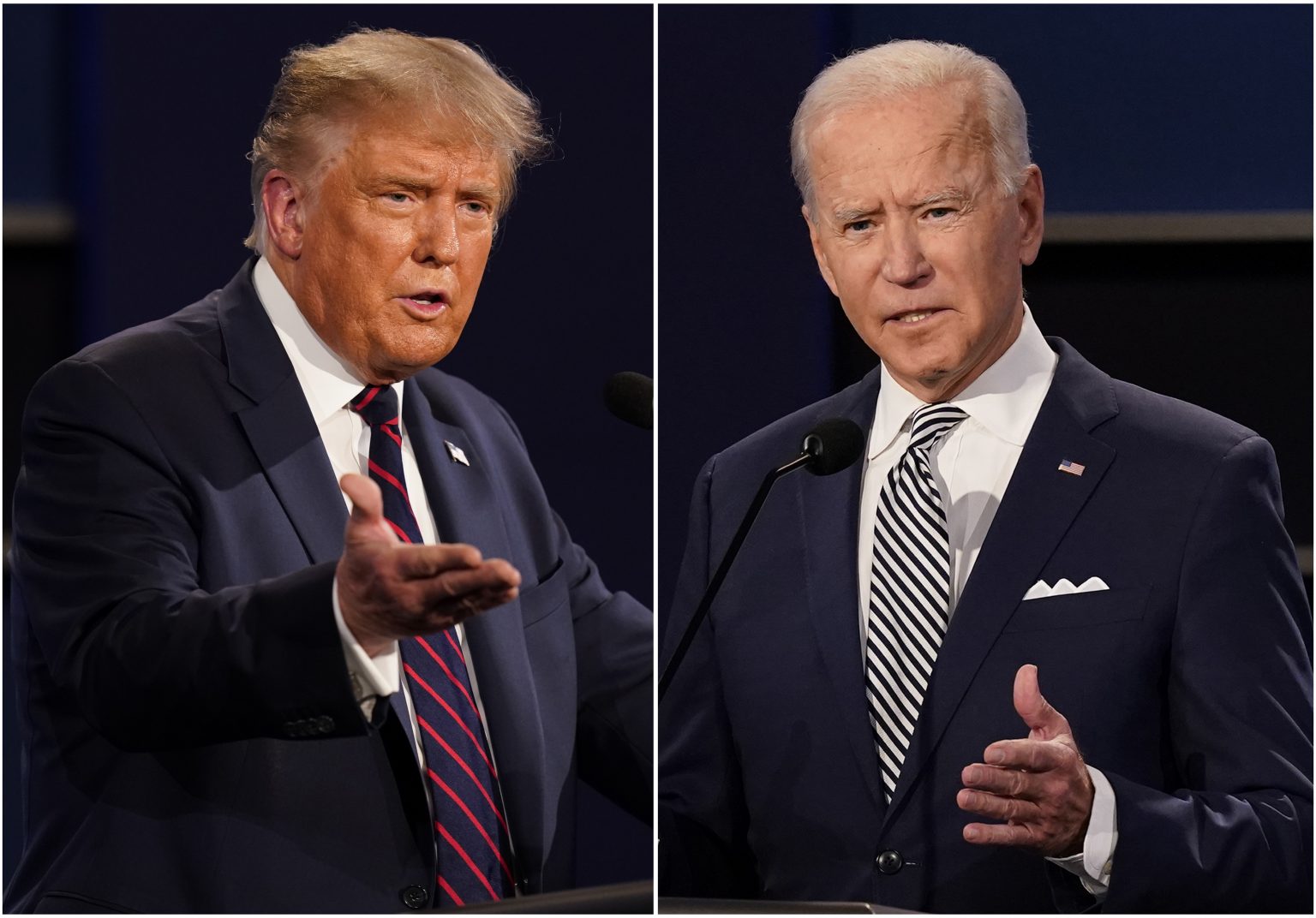 Donald Trump a Joe Biden. Foto: TASR/AP