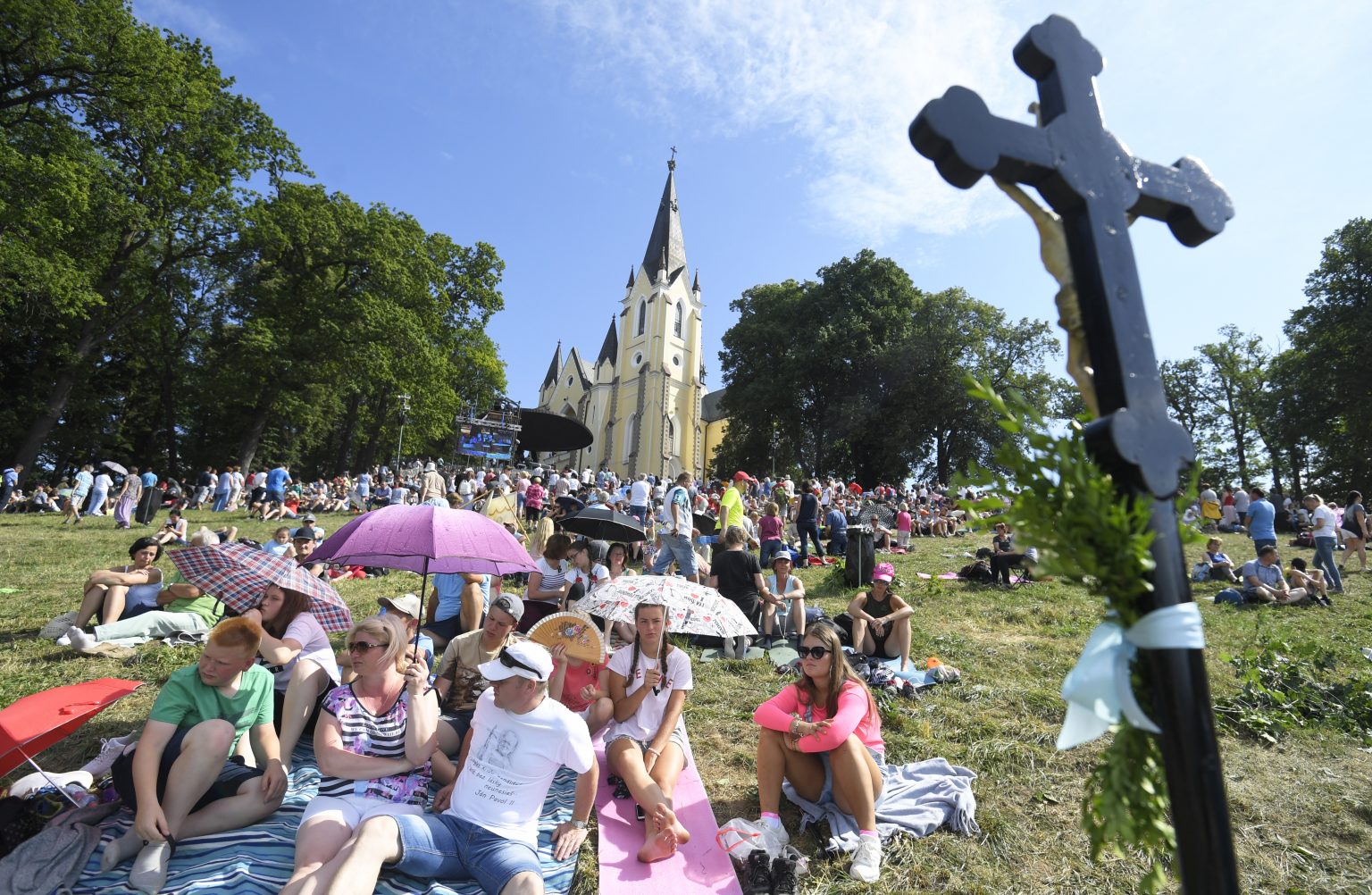Levočská púť v roku 2019, najmasovejšia púť na Slovensku. Foto: TASR