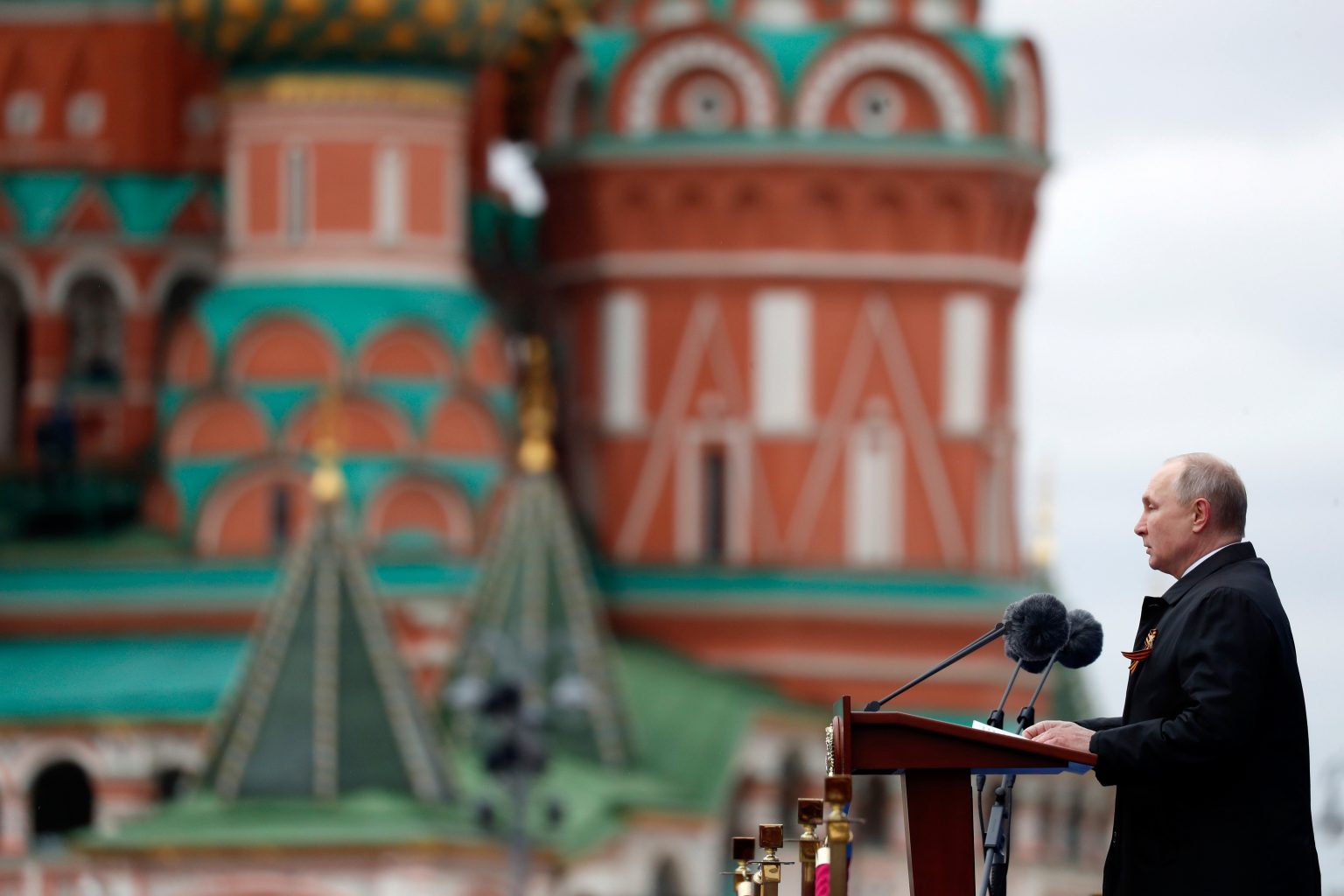 Vladimir Putin v Moskve. Foto: TASR/AP