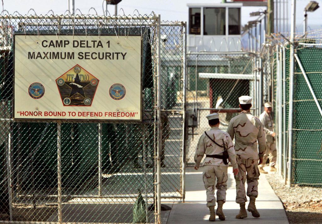 US soldiers at the Guantánamo detention facility in Cuba on 27 June 2006. Photo: TASR/AP