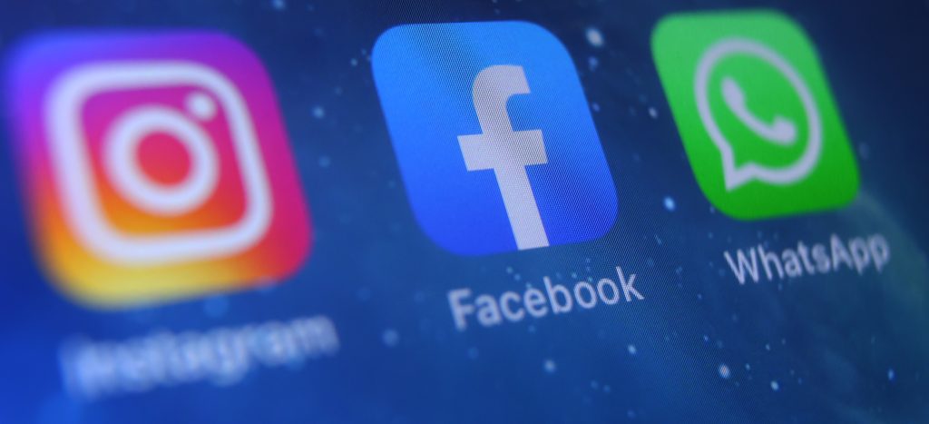 Facebook, Instagram and WhatsApp