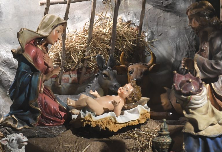 Betlehem v Dóme sv. Alžbety v Košiciach 24. decembra 2021. Foto: František Iván / TASR