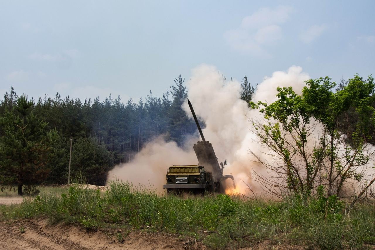 Ruský raketomet Uragan. Foto: Twitter