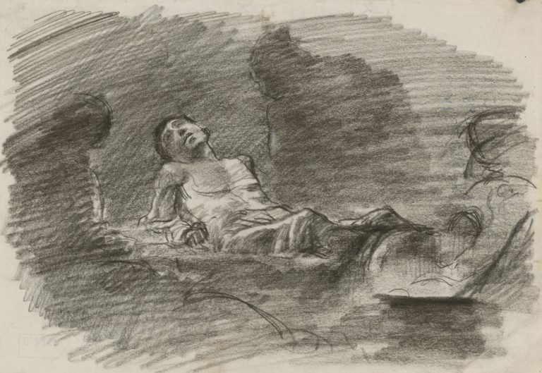 Ilustračné foto: skica Ladislava Mednyánszkeho. Zdroj: webumenia.sk