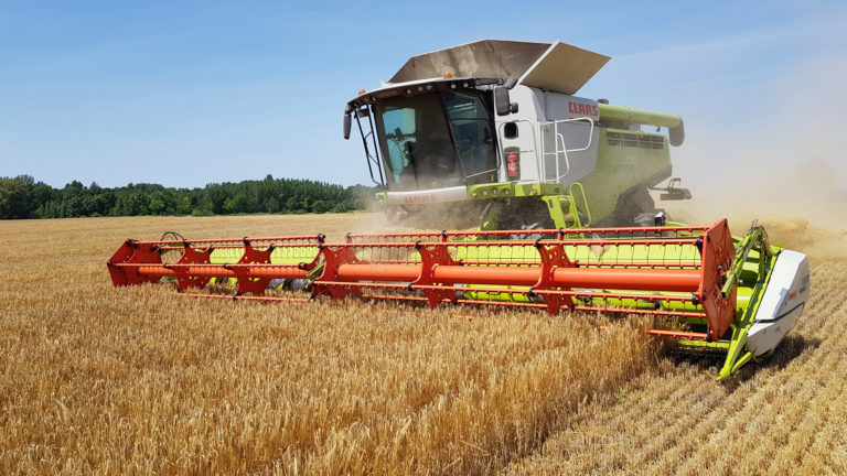 Kombajn, ilustračná fotografia. Foto: Milan Drozd/TASR