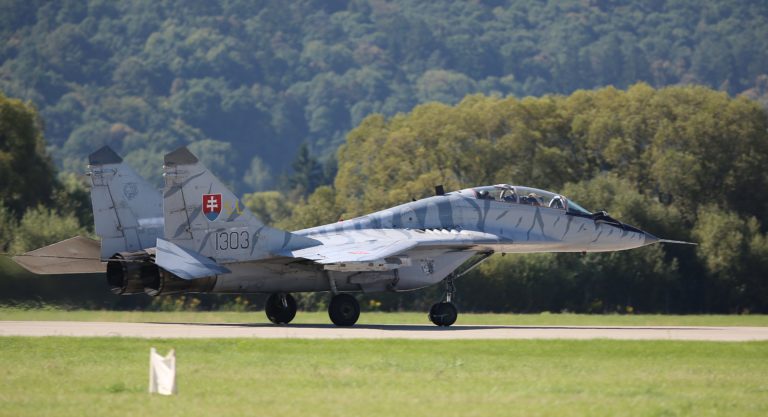 Stíhačka Mig-29. Foto: Branislav Račko/TASR