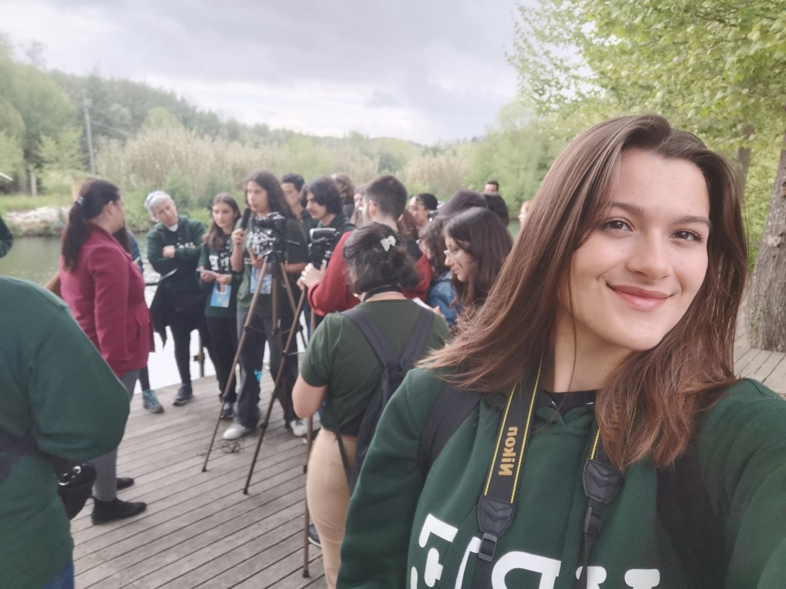 Mladí reportéri pre životné prostredie v akcii. Foto: FB MRpŽP 