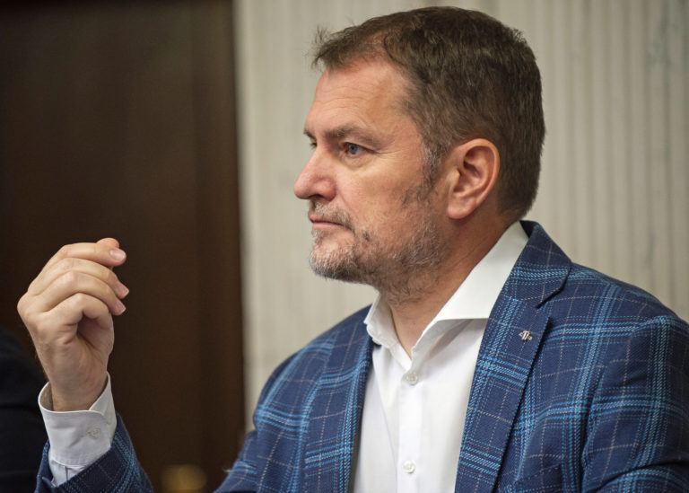 Na snímke poslanec NR SR Igor Matovič (OĽaNO) počas rokovania 90. schôdze parlamentu 16. mája 2023 v Bratislave. Foto: TASR/Jakub Kotian