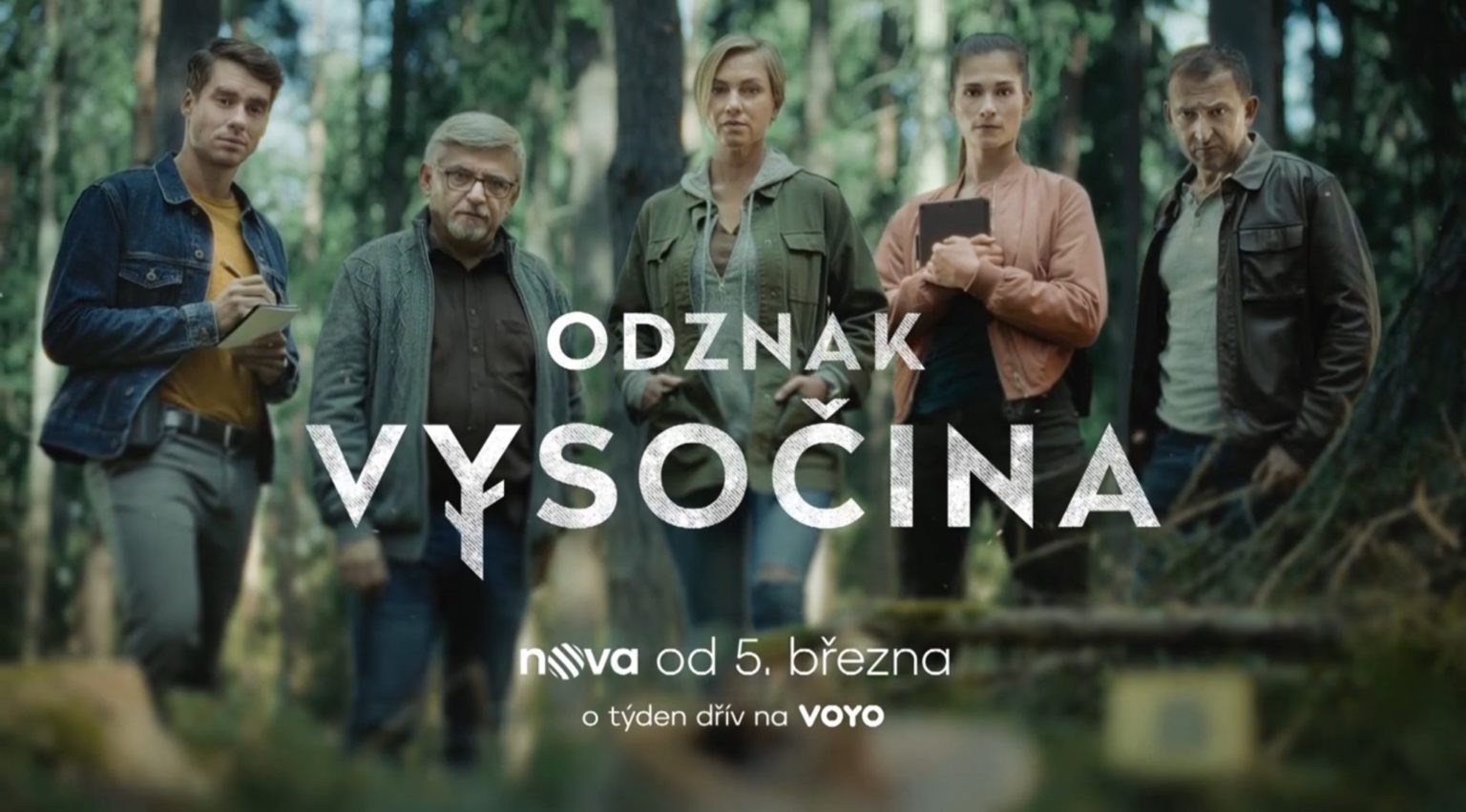 Protagonisti seriálu Odznak Vysočina. Foto: FB/TV Markíza