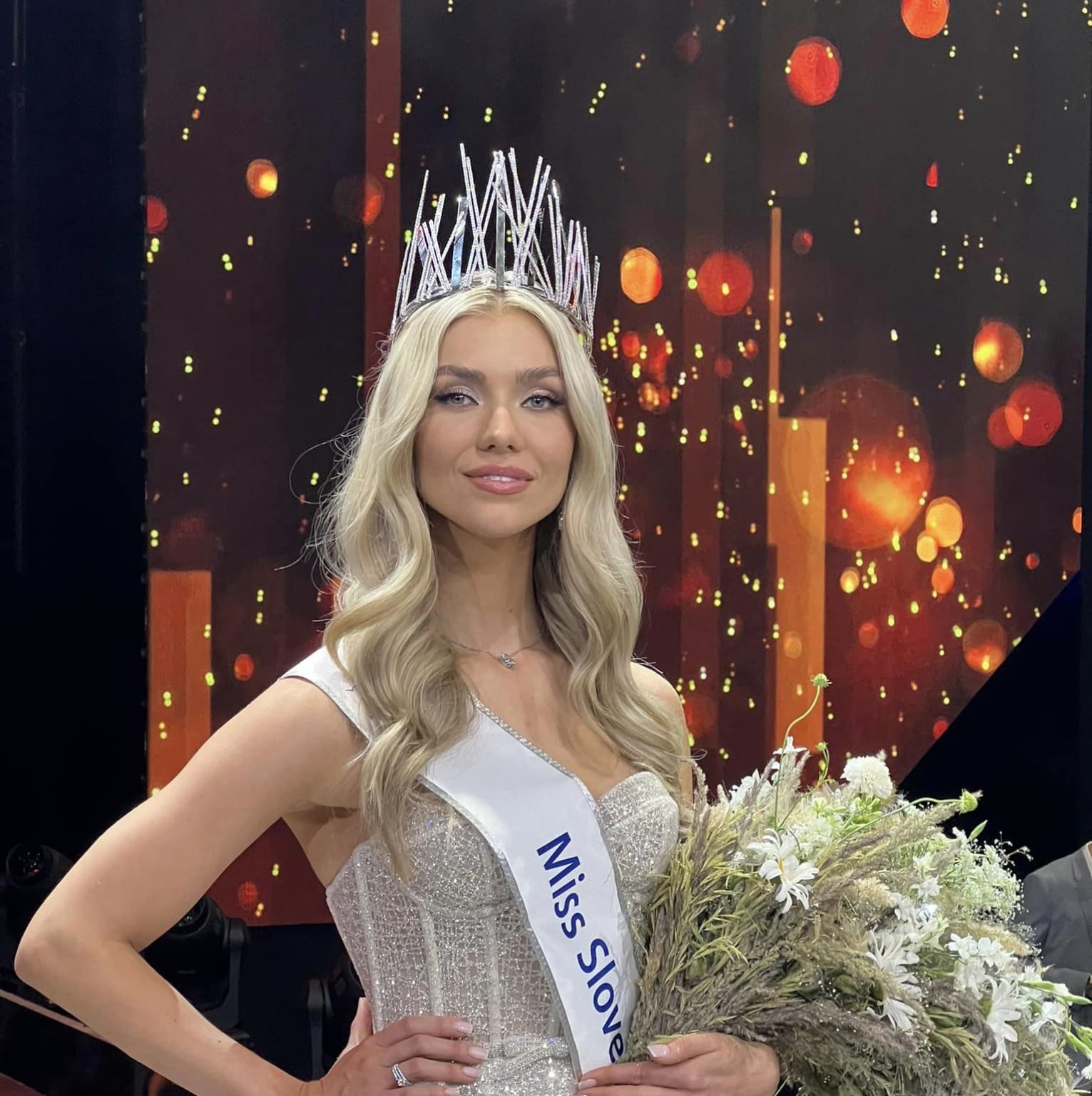 Novou Miss Slovensko 2023 sa stala Daniela Vojtasová z Dolného Kubína. FOTO: TV JOJ