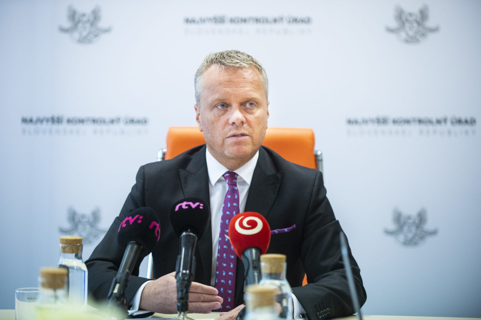Predseda Najvyššieho kontrolného úradu Ľubomír Andrassy. Foto: Jakub Kotian/TASR