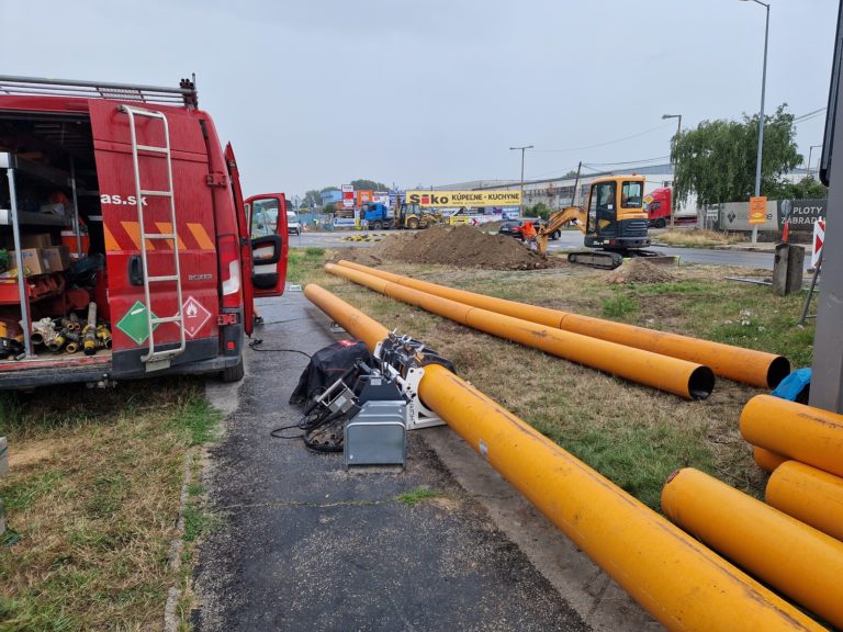 Plynárenské práce skomplikujú dopravu v meste. Foto: Mesto Trenčín