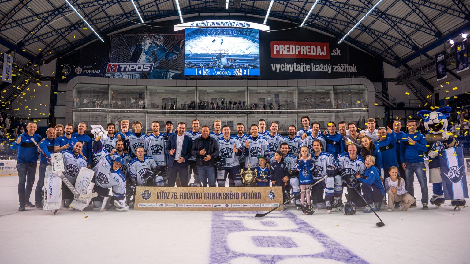 Poprad – víťaz 76. Tatranského pohára. Foto: FB/HK Poprad