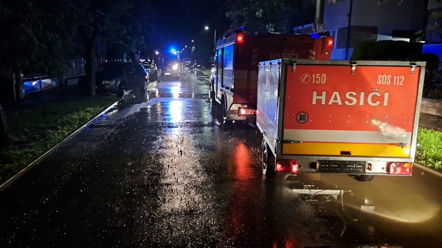 Spišskú Belú zasiahol v noci prívalový dážď. Foto: FB/Mesto Spišská Belá