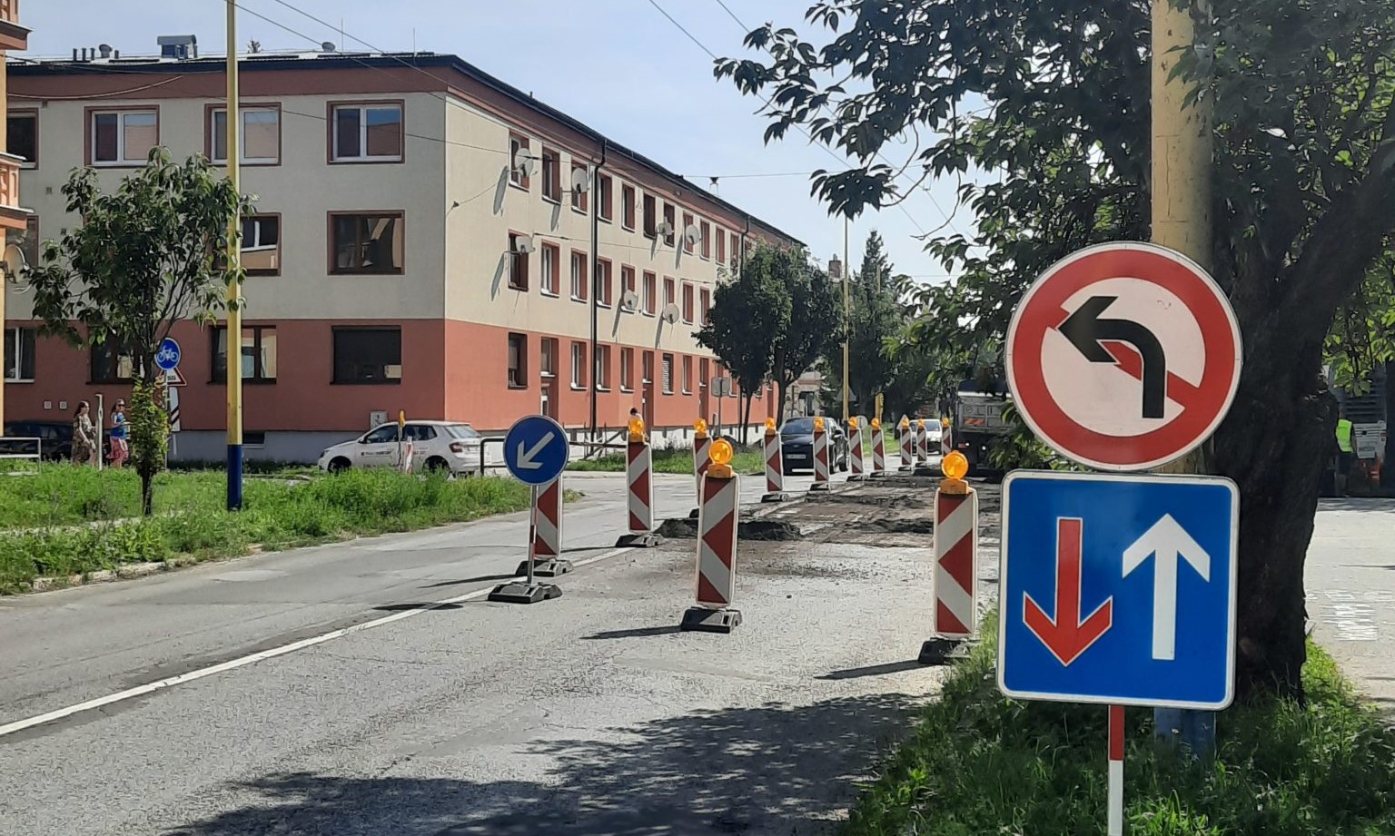 Oprava križovatky sa začala. FOTO: redakcia