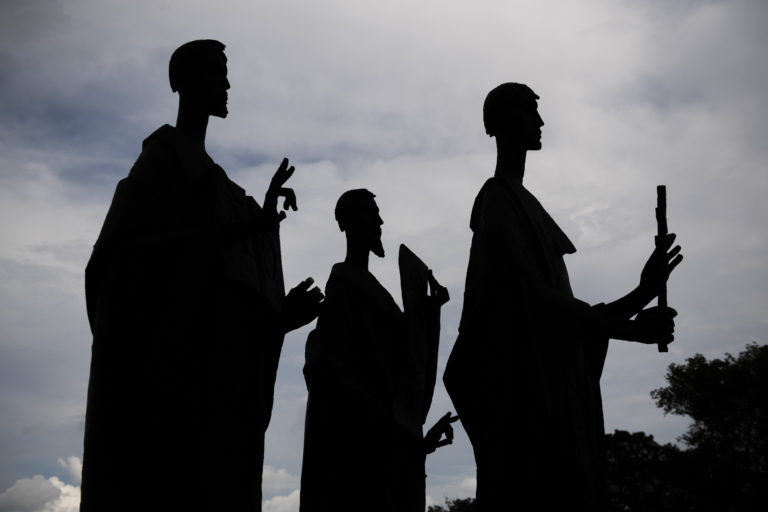 Súsošie sv. Cyrila, Metoda a Gorazda na Bratislavskom hrade. Foto: Jaroslav Novák/TASR