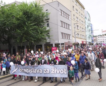 Bratislava za život: pokojný hlas za ochranu každého života