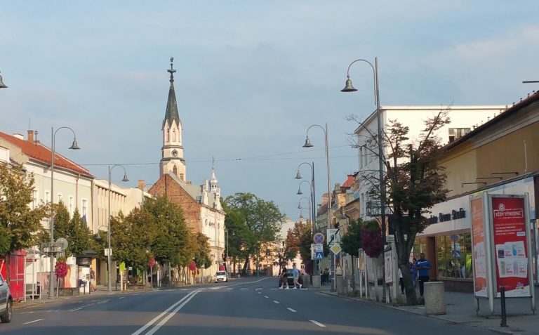 Masarykova ulica v Lučenci Foto: Branislav Caban