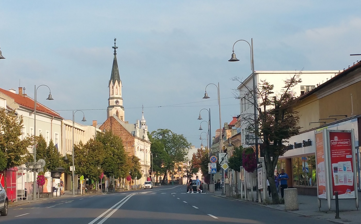Masarykova ulica v Lučenci Foto: Branislav Caban