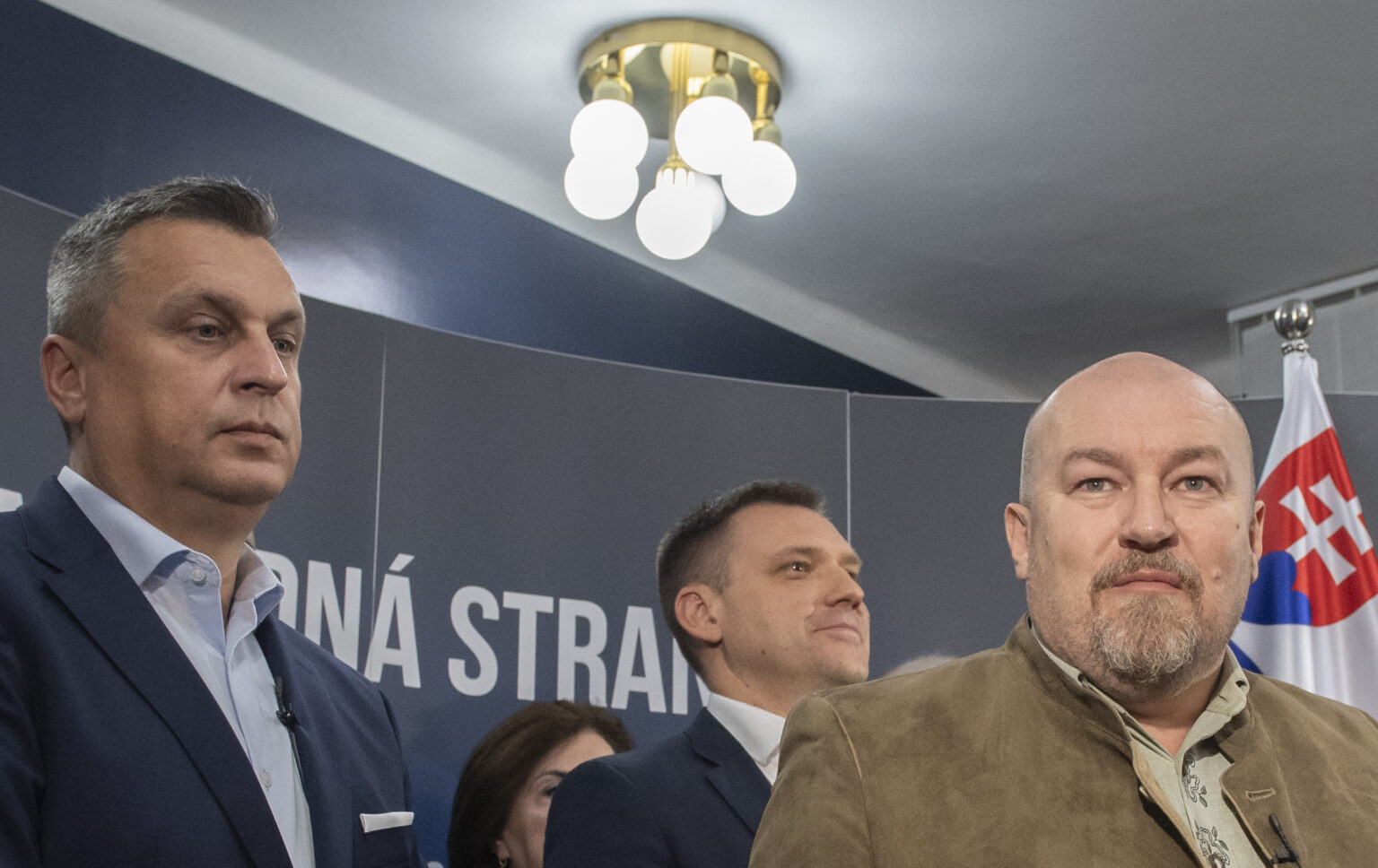 Rudolf Huliak, Tomáš Taraba a Andrej Danko. Foto: Martin Baumann/TASR