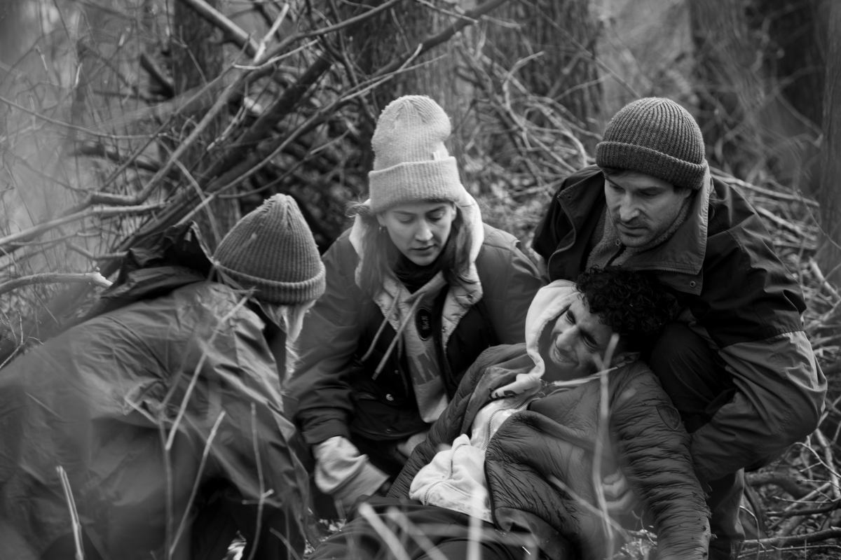 Hranica - nový kontroverzný film slávnej režisérky A. Holland. Foto: Zielena granica.