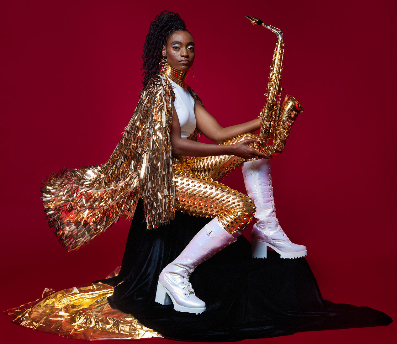 Skvelá americká saxofonistka Lakecia Benjamin vystúpi na festivale 21. októbra. Foto: BJD 2023. 