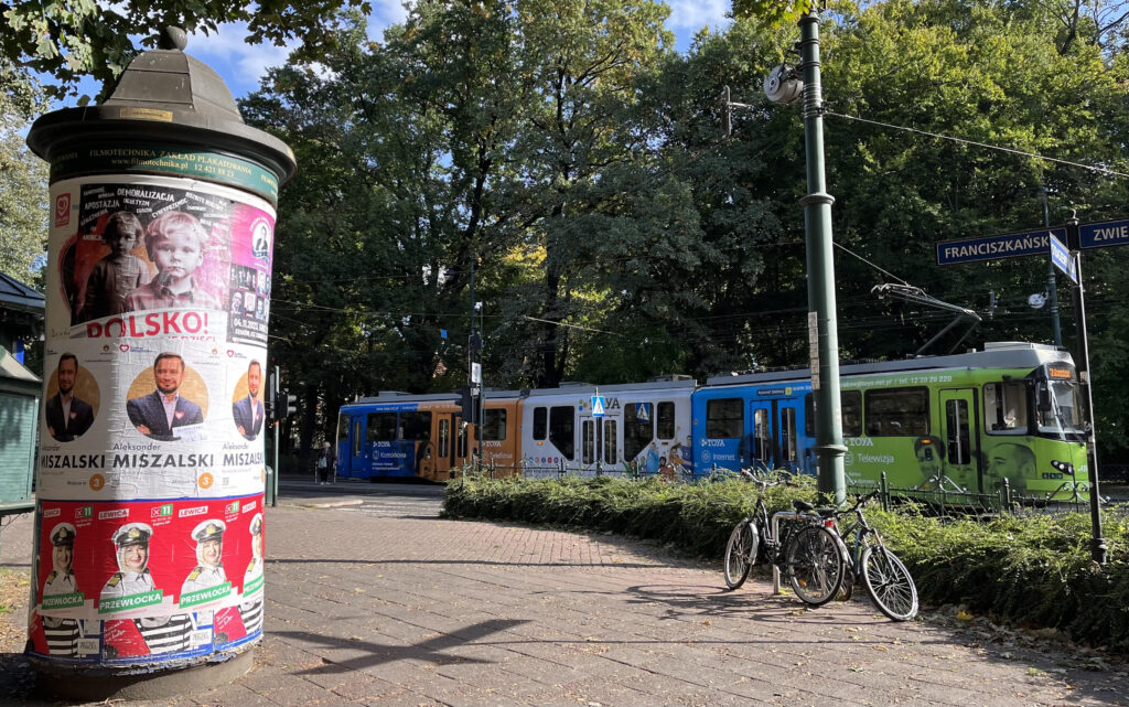 Volebná kampaň v Poľsku. Foto: Anna Čujová