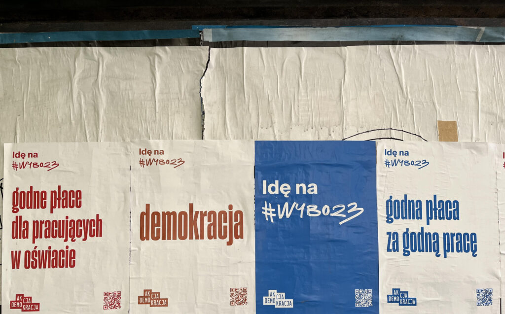 Volebná kampaň v Poľsku. Foto: Anna Čujová