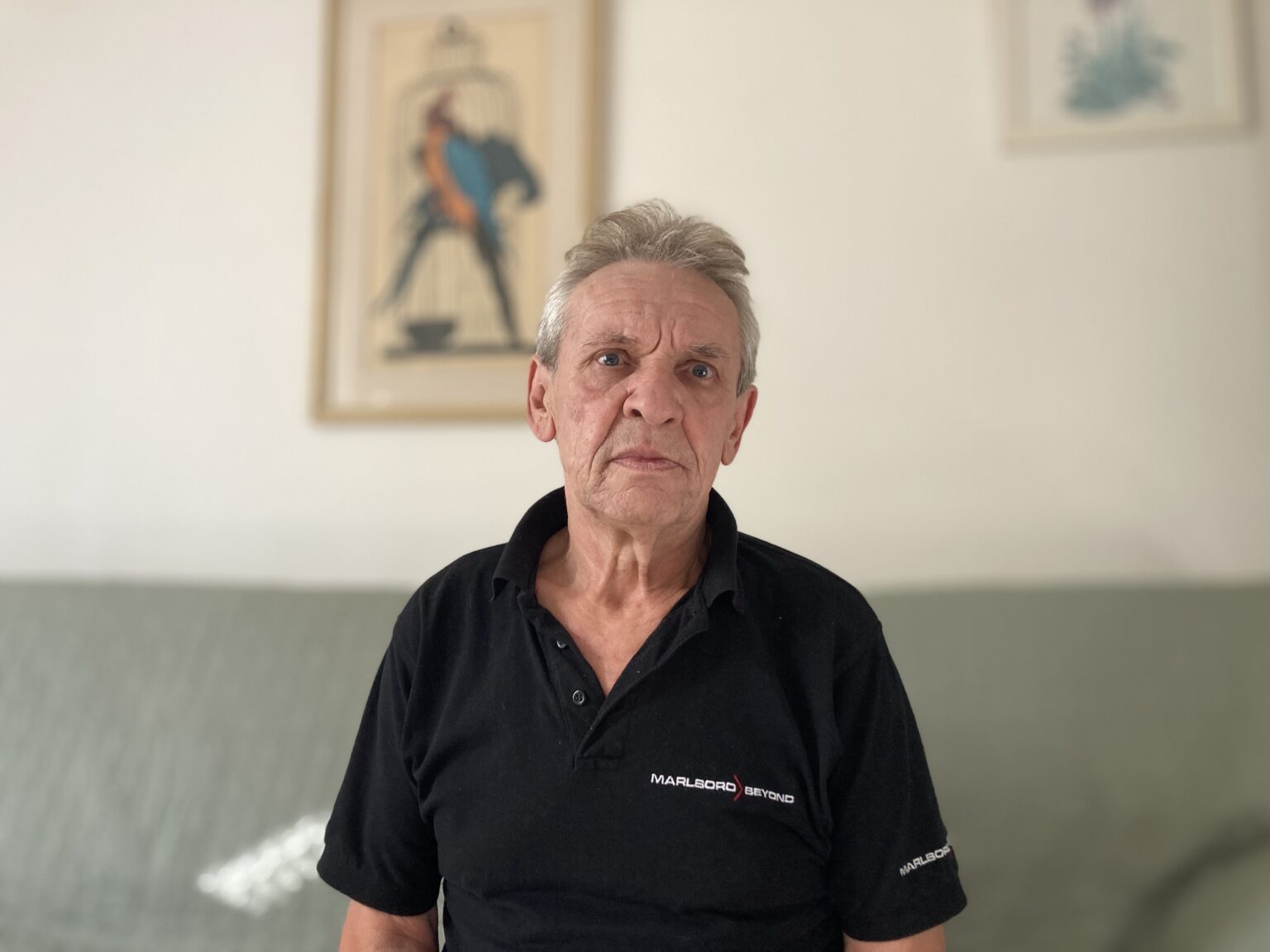 Pán Marián vo svojom novom útočisku. Foto: Katarína Krajčová