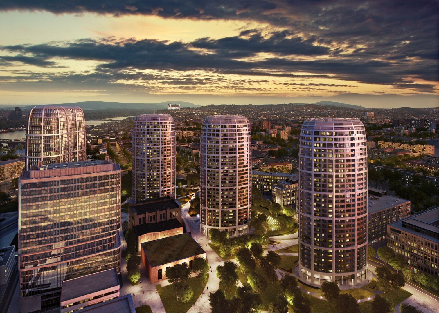 Sky Park Residence nesie rukopis slávnej architektky Zahy Hadid. Foto:  Sky Park