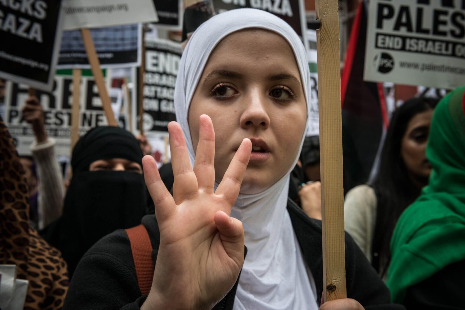 Propalestínska demonštrácia v Londýne. Ilustračné foto: Profimedia.sk