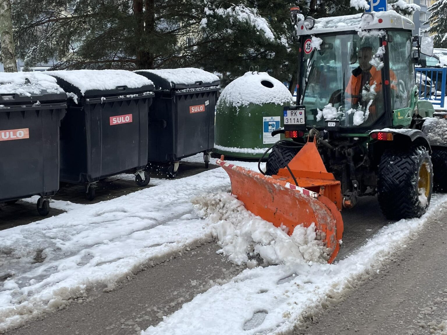 Ružomberské cesty budú cez zimu vďaka mestu bezpečné. FOTO: archív mesta Ružomberok