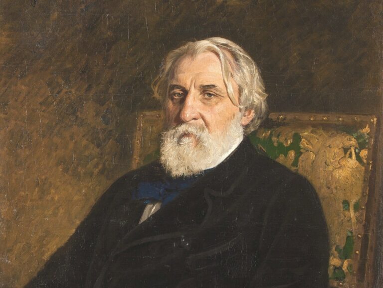 Spisovateľ Turgenev na obraze Ilju Repina. Foto: wikimedia
