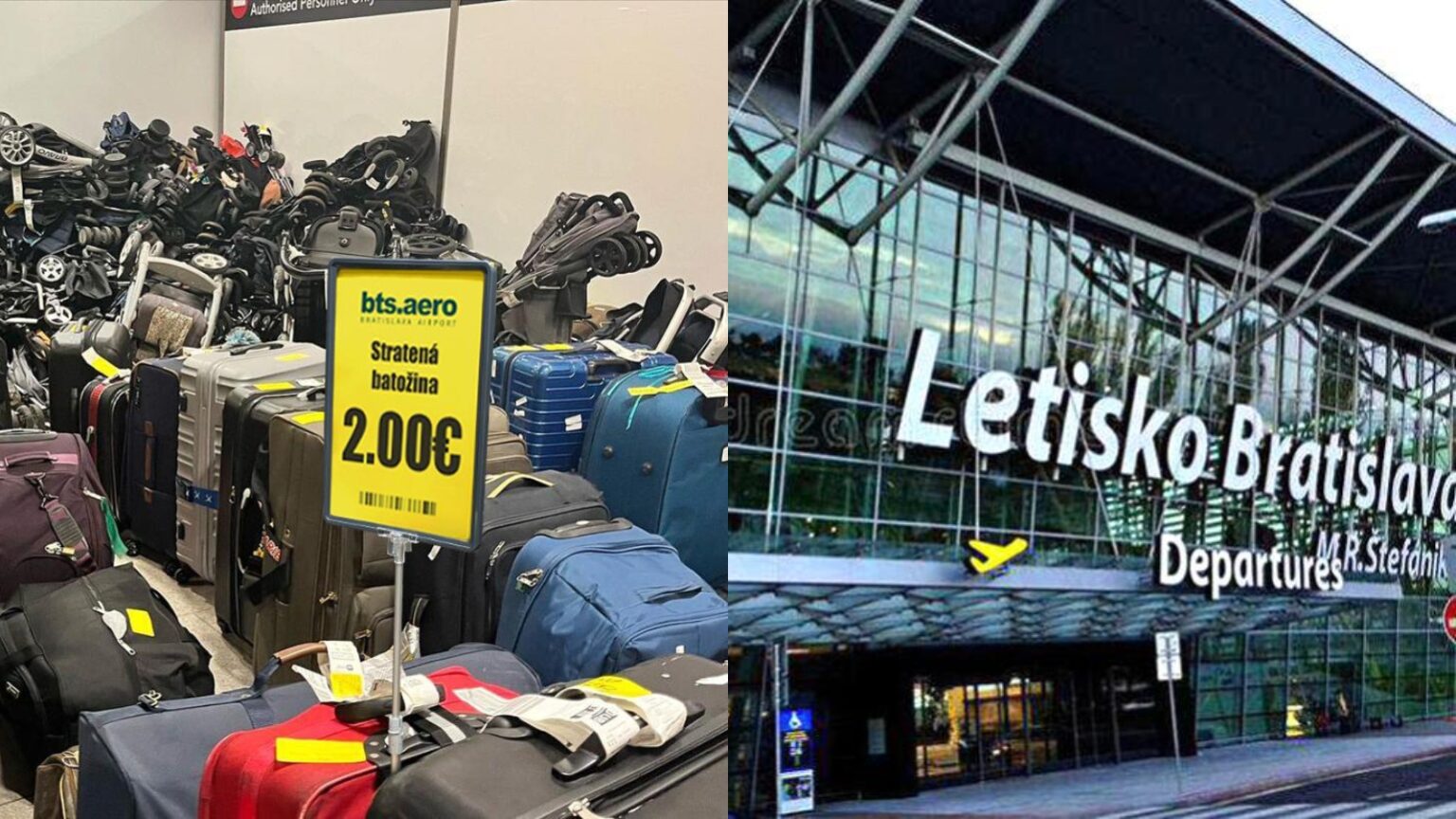 Bratislavské letisko upozorňuje na podvodné konanie a zvažuje podať trestné oznámenie. Foto: fcb Stratená batožina