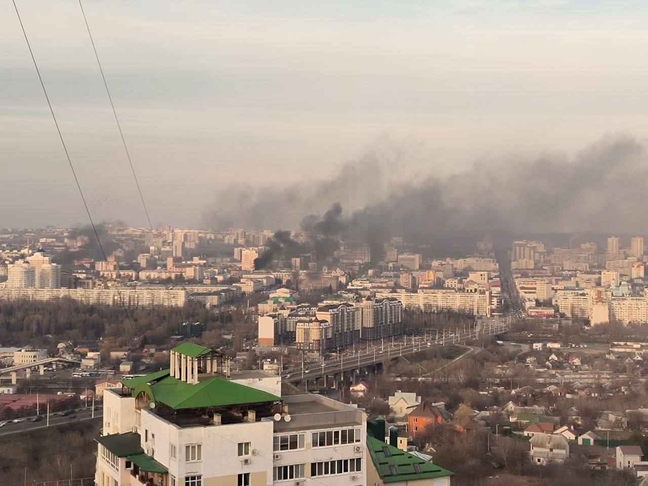 Belgorod po masívnom ukrajinskom útoku. Foto: X/Kyiv Independent