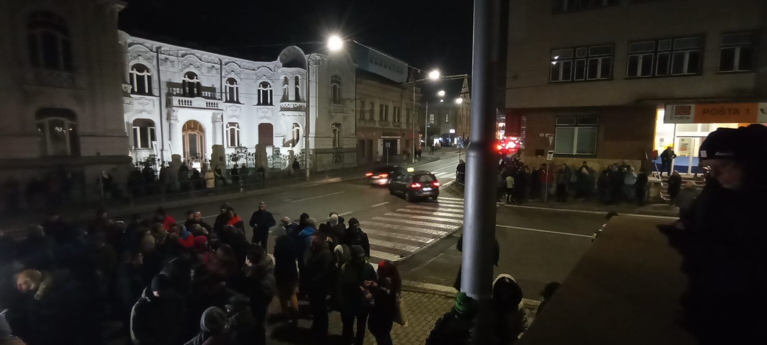 Protest v Žiline. FOTO: David Markovič, Žilinský Štandard