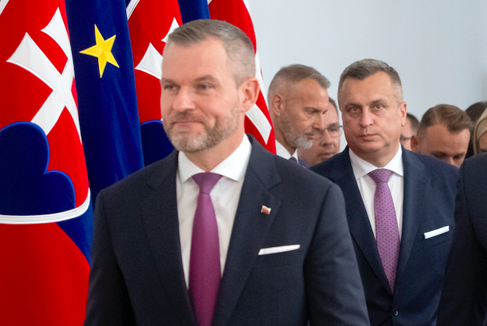 Peter Pellegrini a Andrej Danko. Foto: TASR