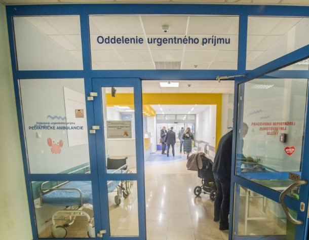 Oddelenie urgentného príjmu UNLP v Košiciach Ilustračné foto: Martin Baumann