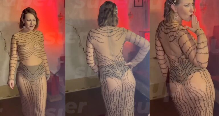 Xénia Sobčaková na takmer nahej párty v Moskve. Foto: Profimedia.sk