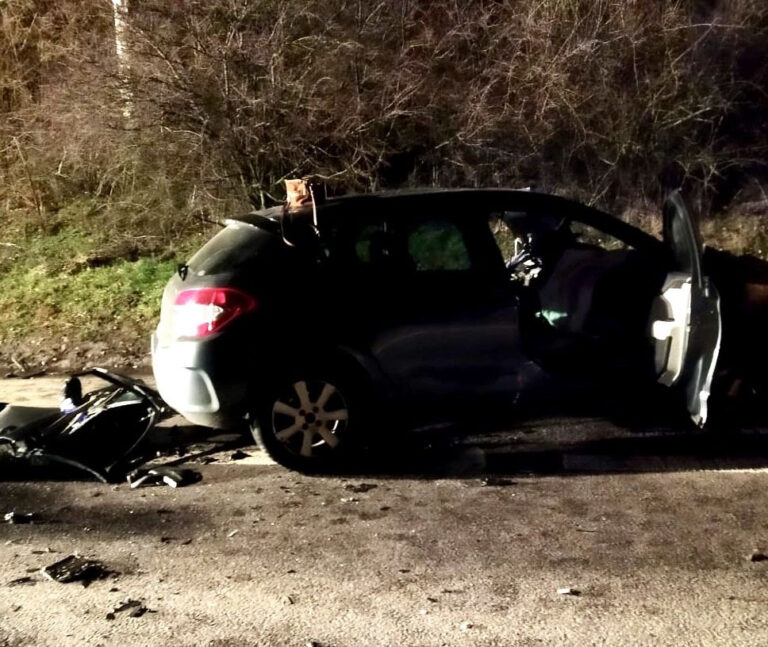Vodička utrpela zranenia nezlučiteľné so životom. Foto: Krajská polícia PZ v Trenčín/Facebook