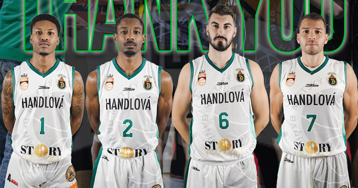 Tvrdá rana pre handlovský basketbal. Pre štyroch legionárov si prišla polícia. Foto: MBK Baník Handlová