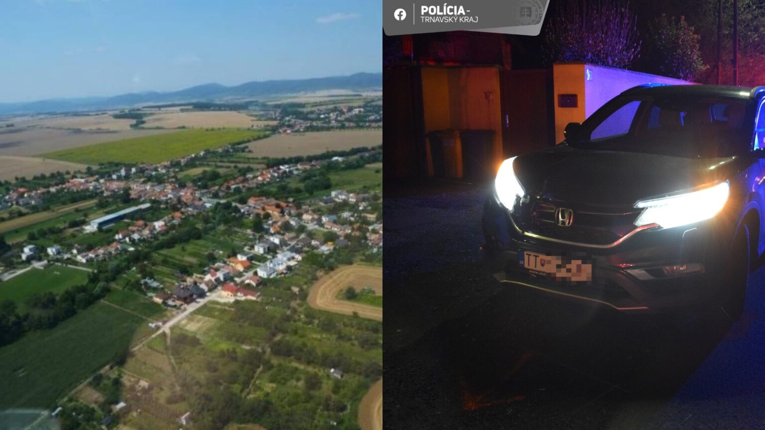 Katarína zomrela na priechode pre chodcov. Foto: archív obce/fcb Polícia SR Trnavský kraj