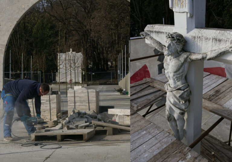 Práce na cintoríne pokračujú, mesto chce parkovisko odovzdať skôr. Foto: FB Košice- mesto Košice
