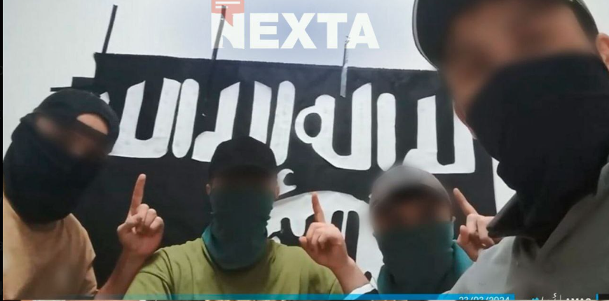 Teroristi Islamského štátu. Foto: NEXTA/X