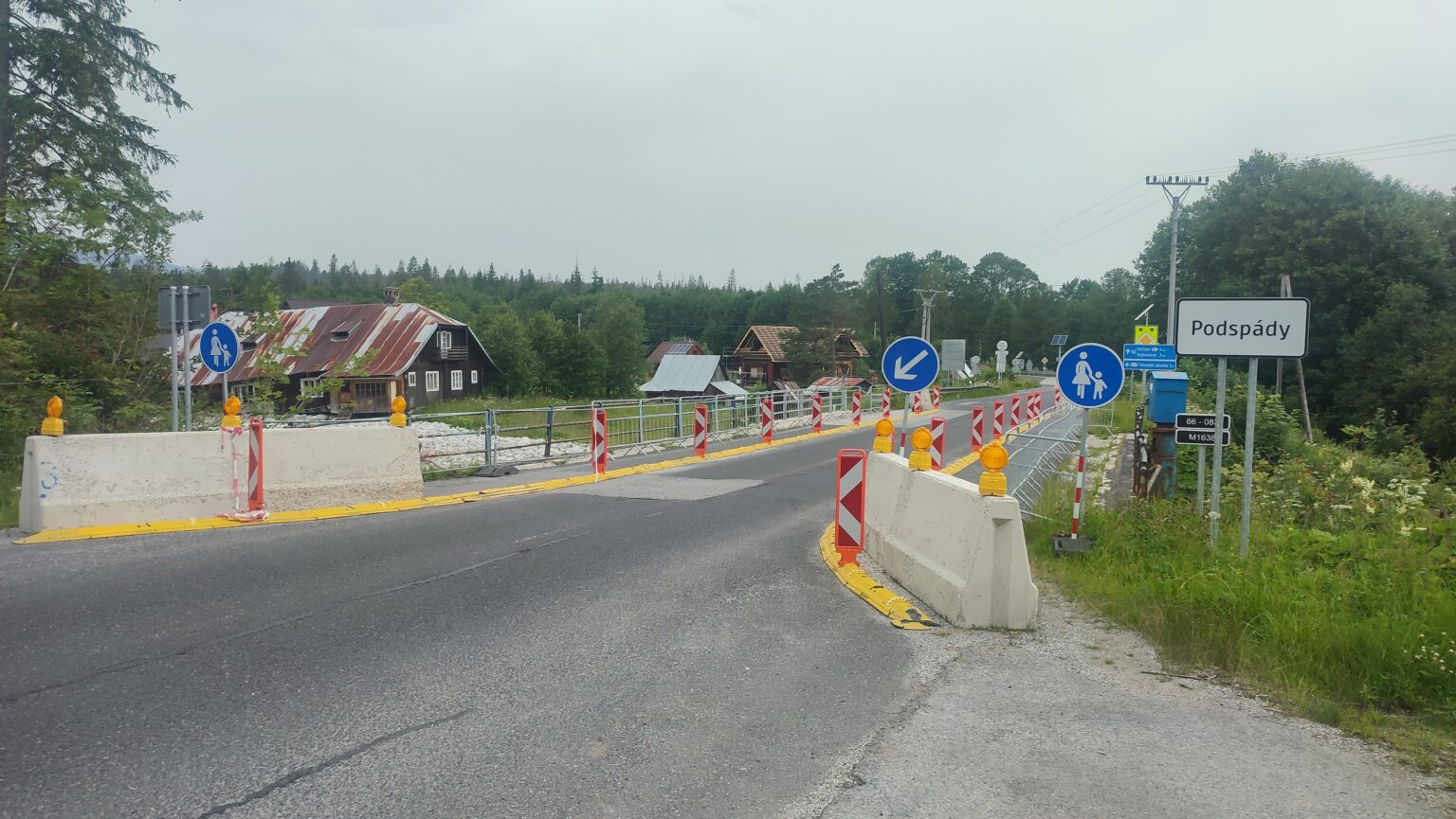 Most v Tatranskej Javorine-Podspádoch pred rekonštrukciou. Foto: Rastislav Ovšonka