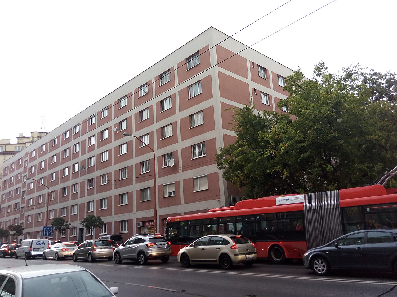 Šancová patrí k najviac vyťaženými uliciam v Bratislave. Foto: Wikipédia