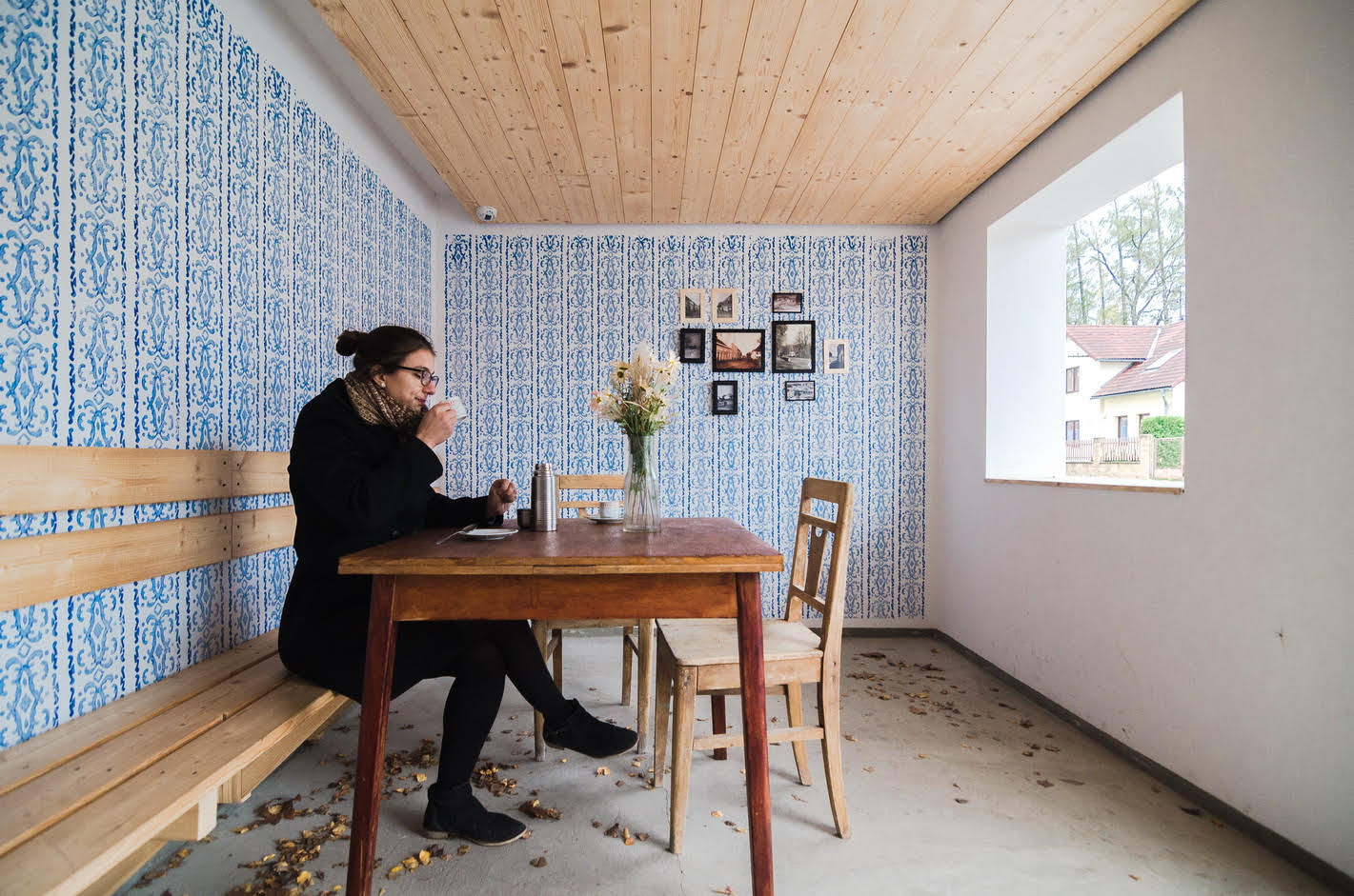 Ak máte všetko potrebné, pokojne si tu môžete dať aj kávu. Foto: Archív obce
