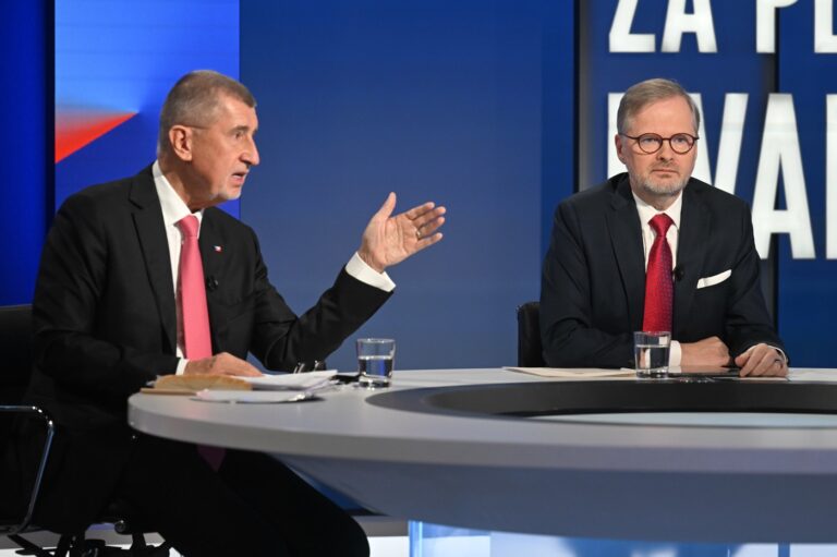Andrej Babiš a Petr Fiala. Foto: Profimedia.sk