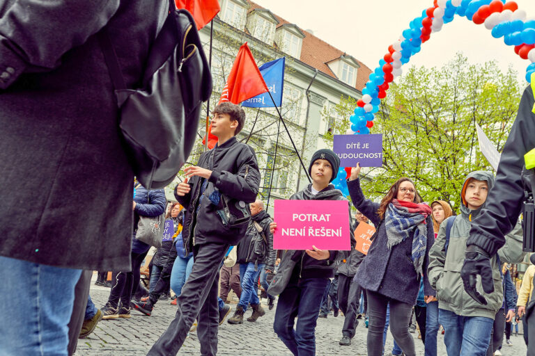 Národný pochod za život 2023. Foto: Flickr.com/Hnutí Pro život ČR