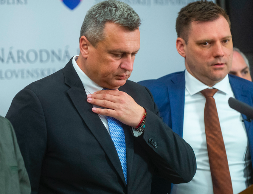 Andrej Danko a Tomáš Taraba. Foto: TASR. 
